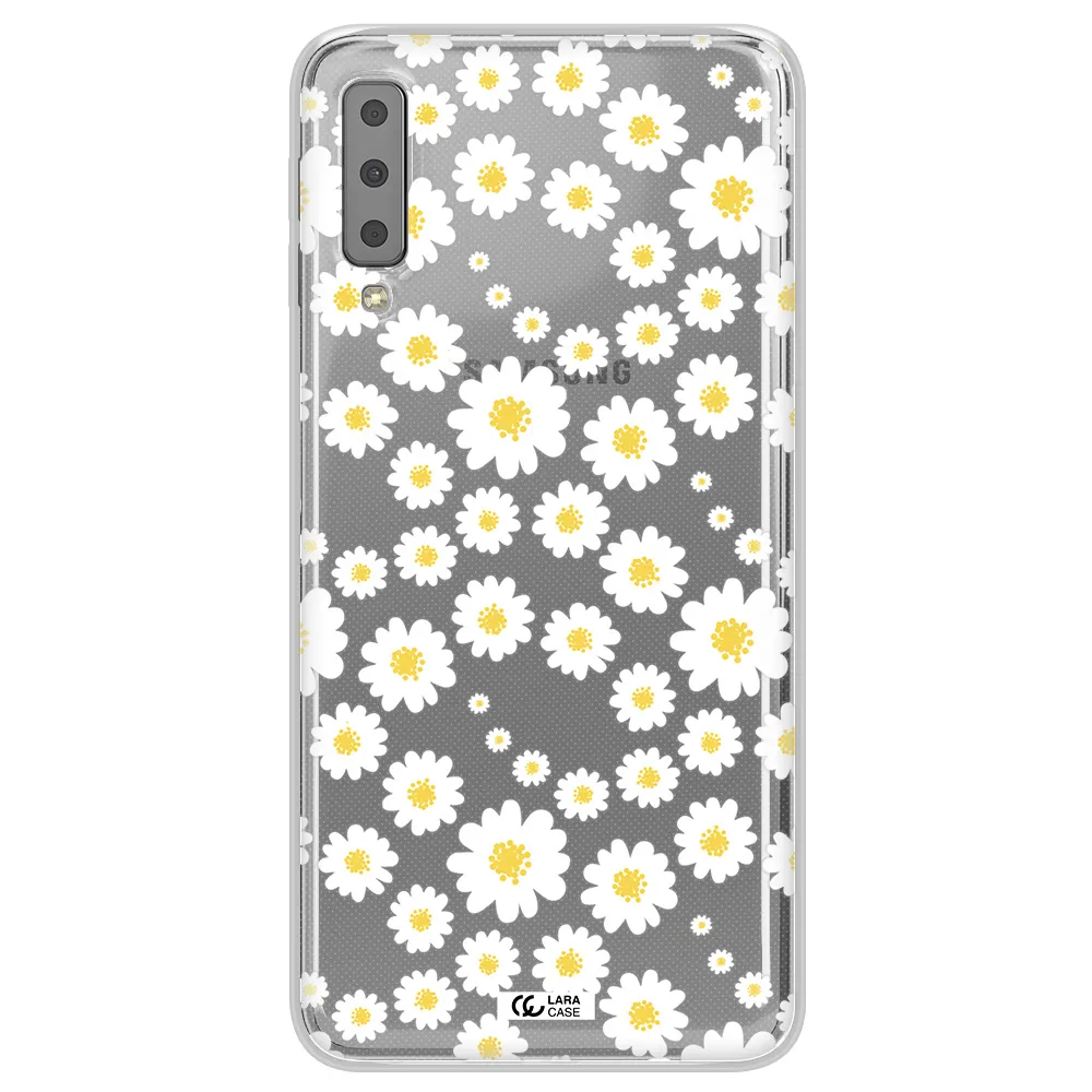 Papatia Pattern Samsung A7 2018 Clear TPU Case
