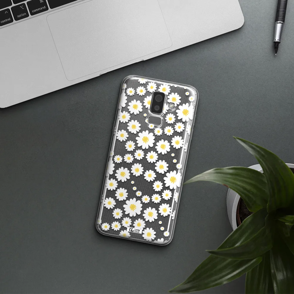 Papatia Pattern Samsung J8 Clear TPU Case