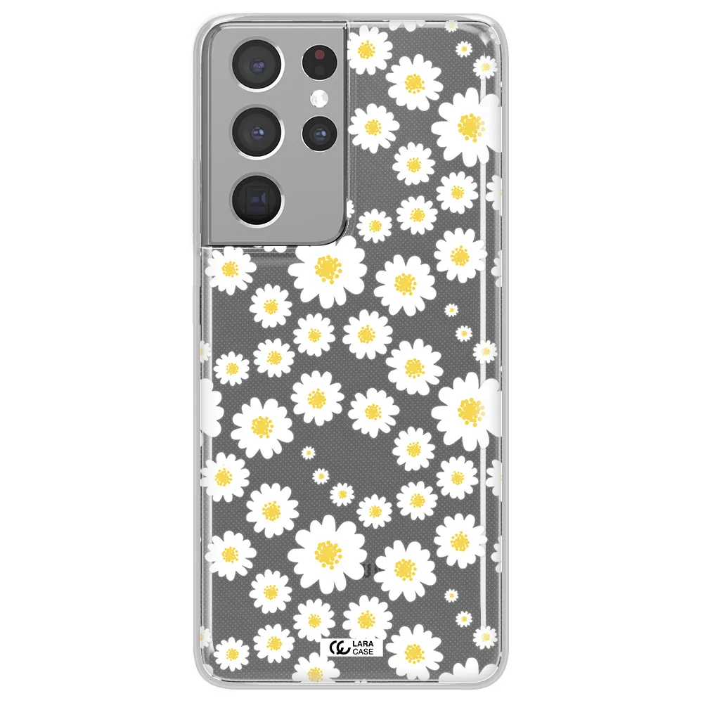 Papatia Pattern Samsung S21 Ultra Clear TPU Case