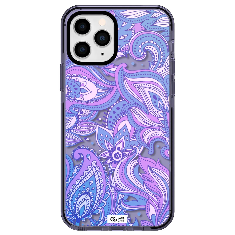 Purple Paisley Apple iPhone 11 pro impact Lilac Case
