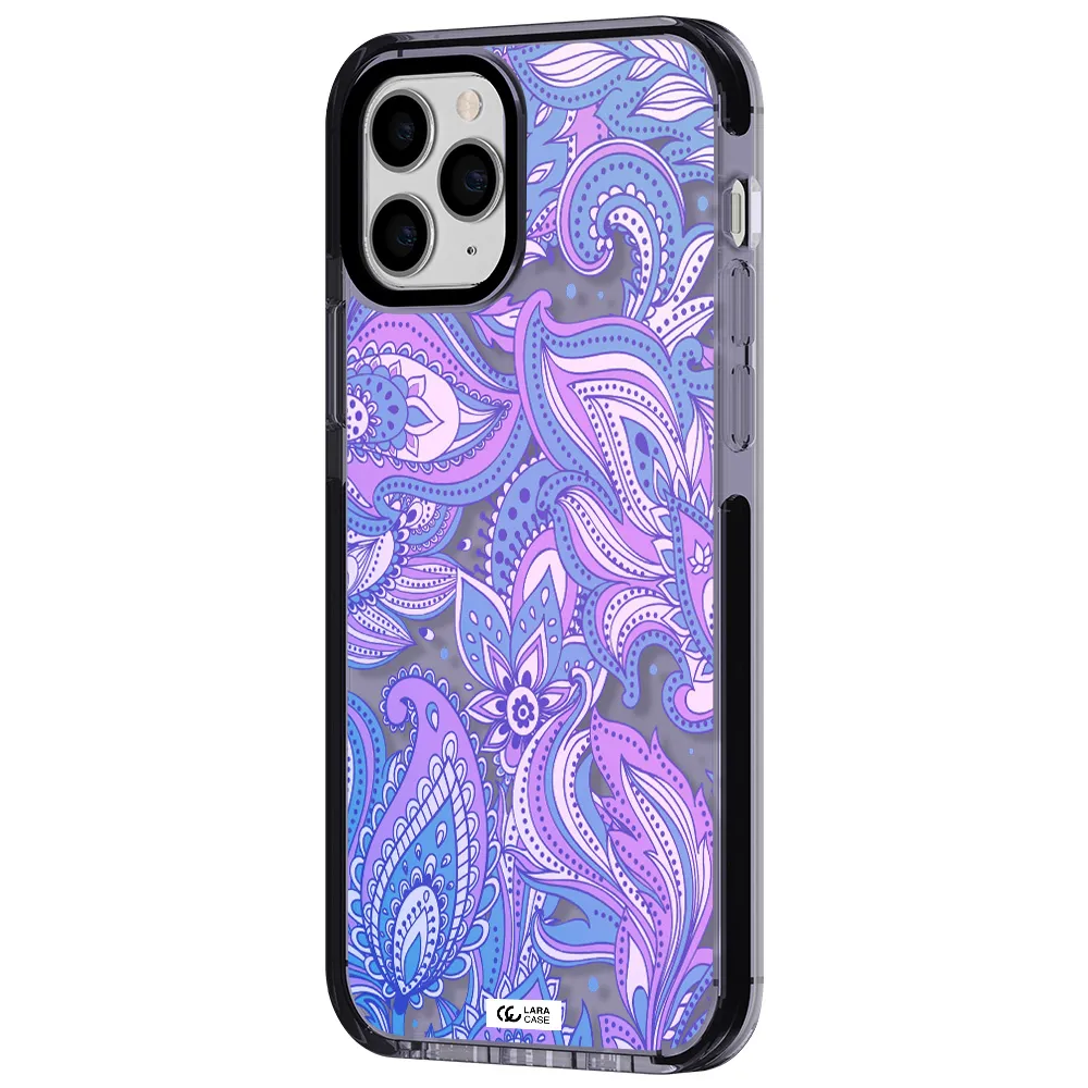 Purple Paisley Apple iPhone 11 pro impact Lilac Case