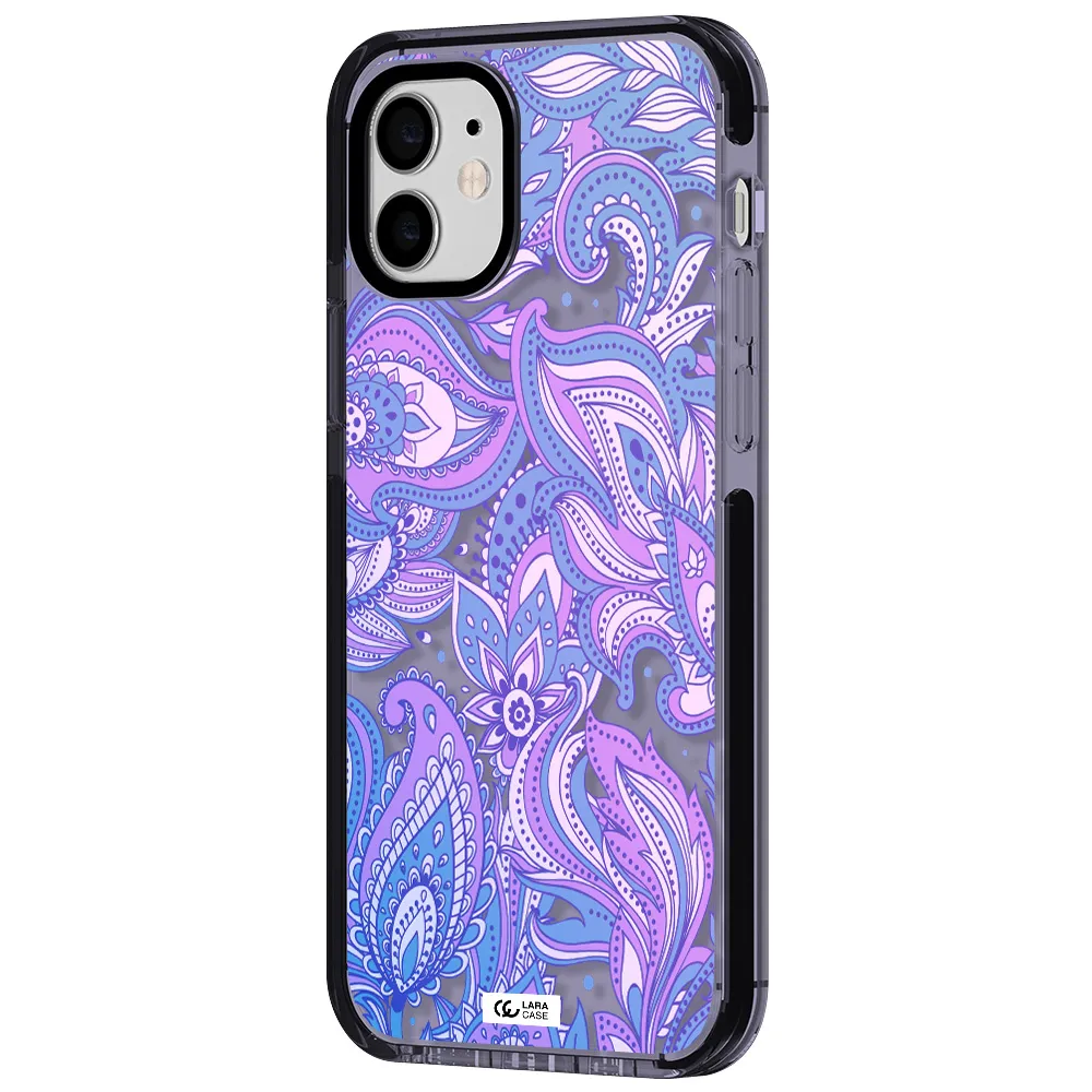 Purple Paisley Apple iPhone 12 impact Lilac Case