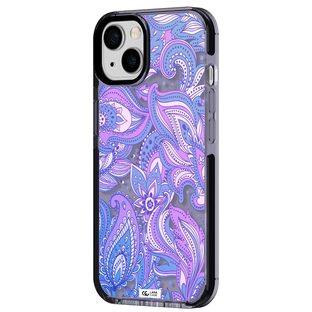 Purple Paisley Apple iPhone 13 impact Lilac Case