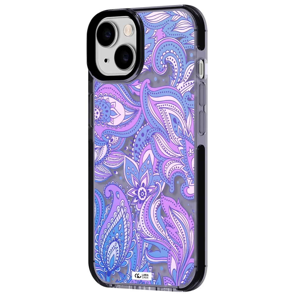 Purple Paisley Apple iPhone 14 impact Lilac Case