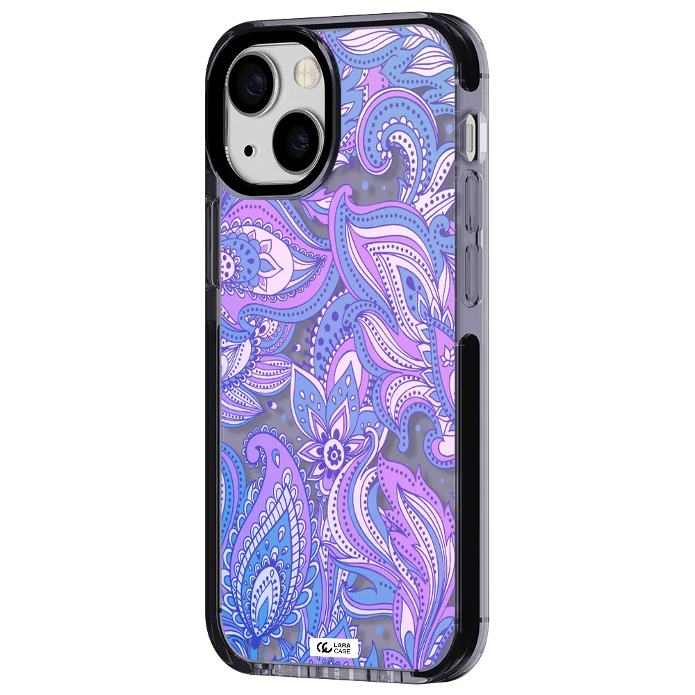 Purple Paisley Apple iPhone 15 impact Lilac Case