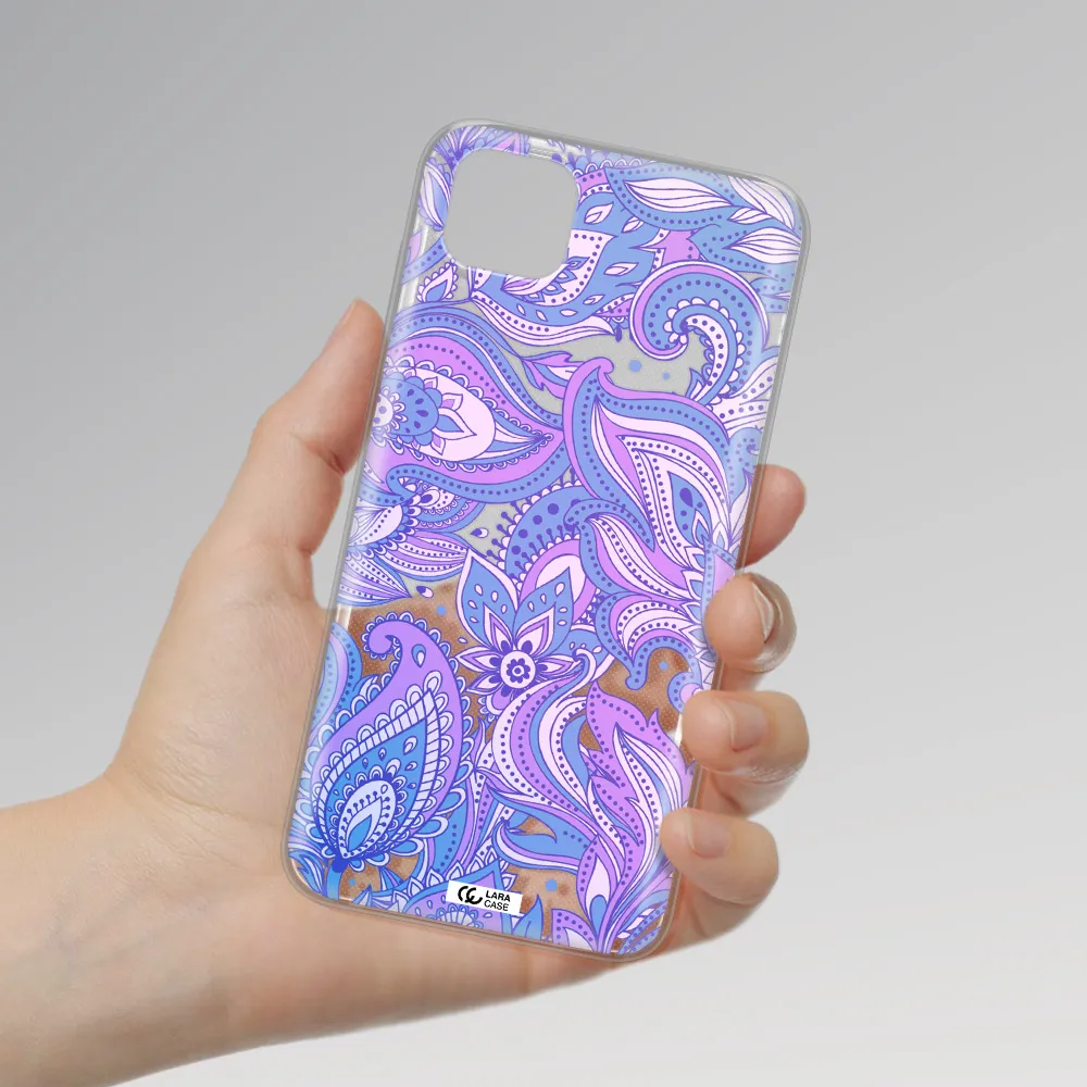 Purple Paisley Huawei Honor 9S Clear TPU Case