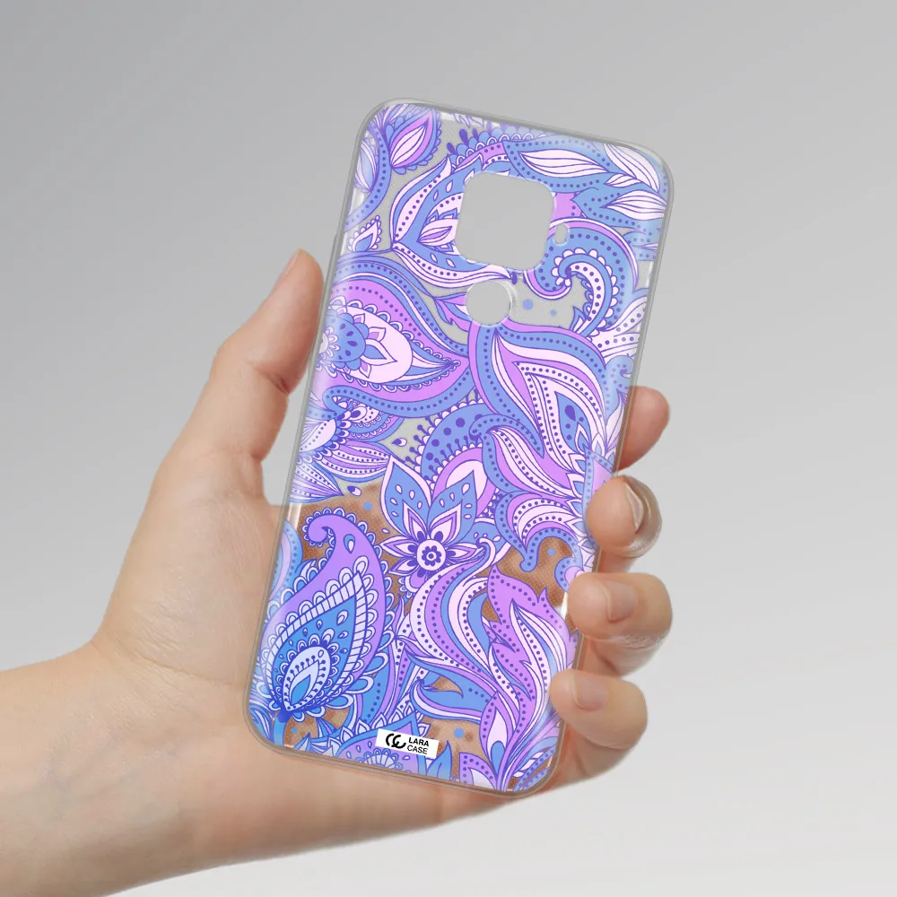 Purple Paisley Huawei Mate 30 Lite Clear TPU Case