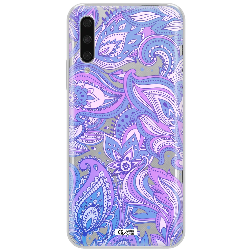 Purple Paisley Huawei Y9S Clear Tpu Case