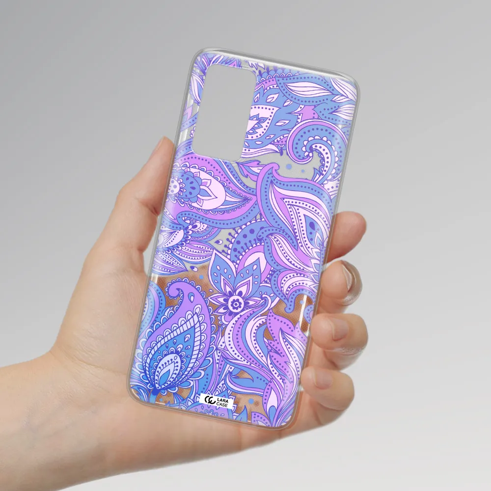Purple Paisley Xiaomi Note 11 Pro Clear TPU Case