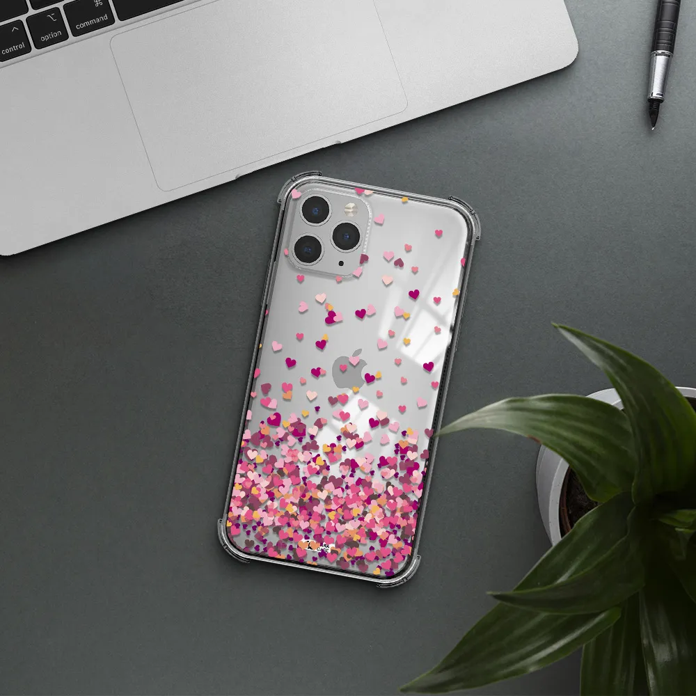 Flying Hearts Apple iPhone 11 pro max Clear PC Case
