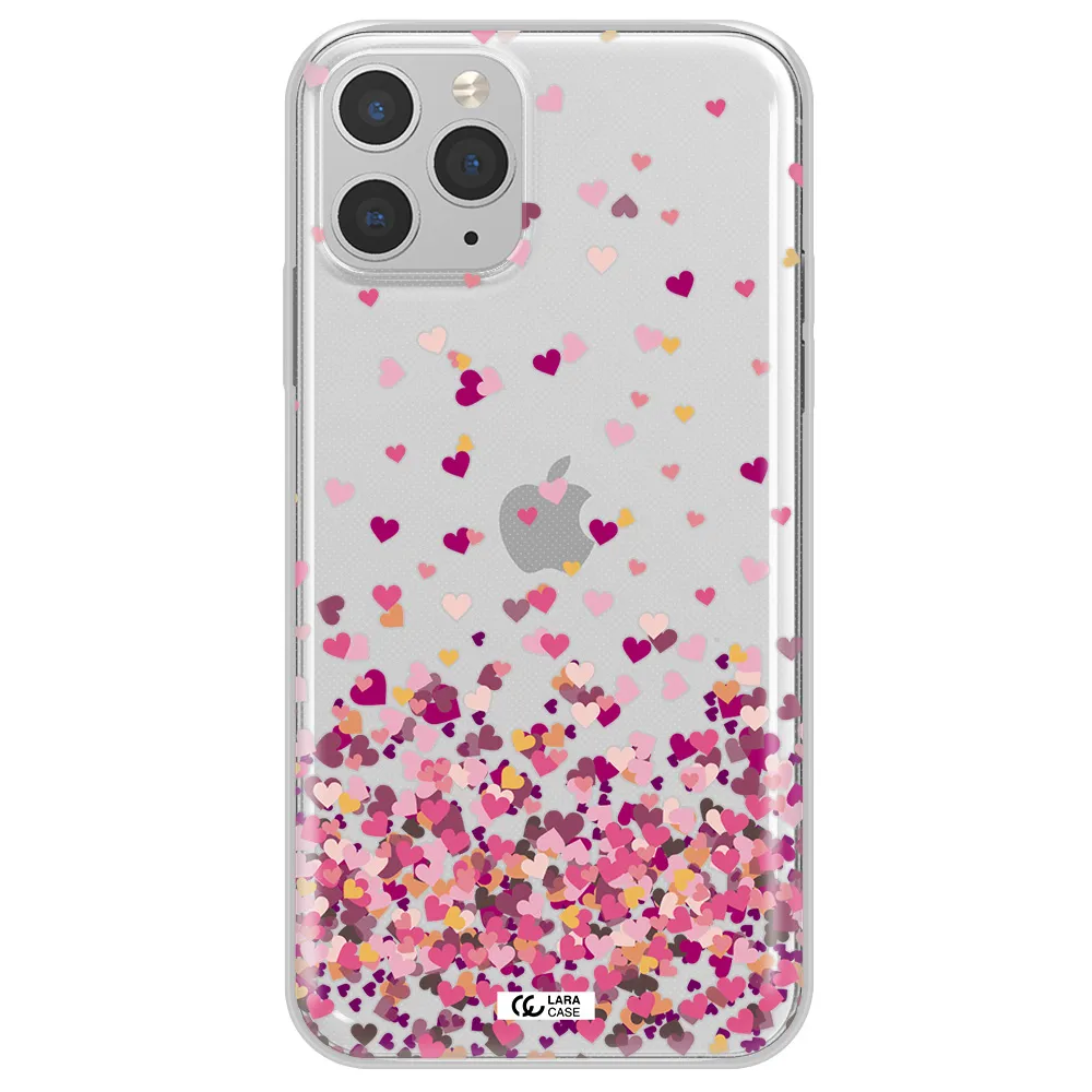 Flying Hearts Apple iPhone 11 pro max Clear TPU Case