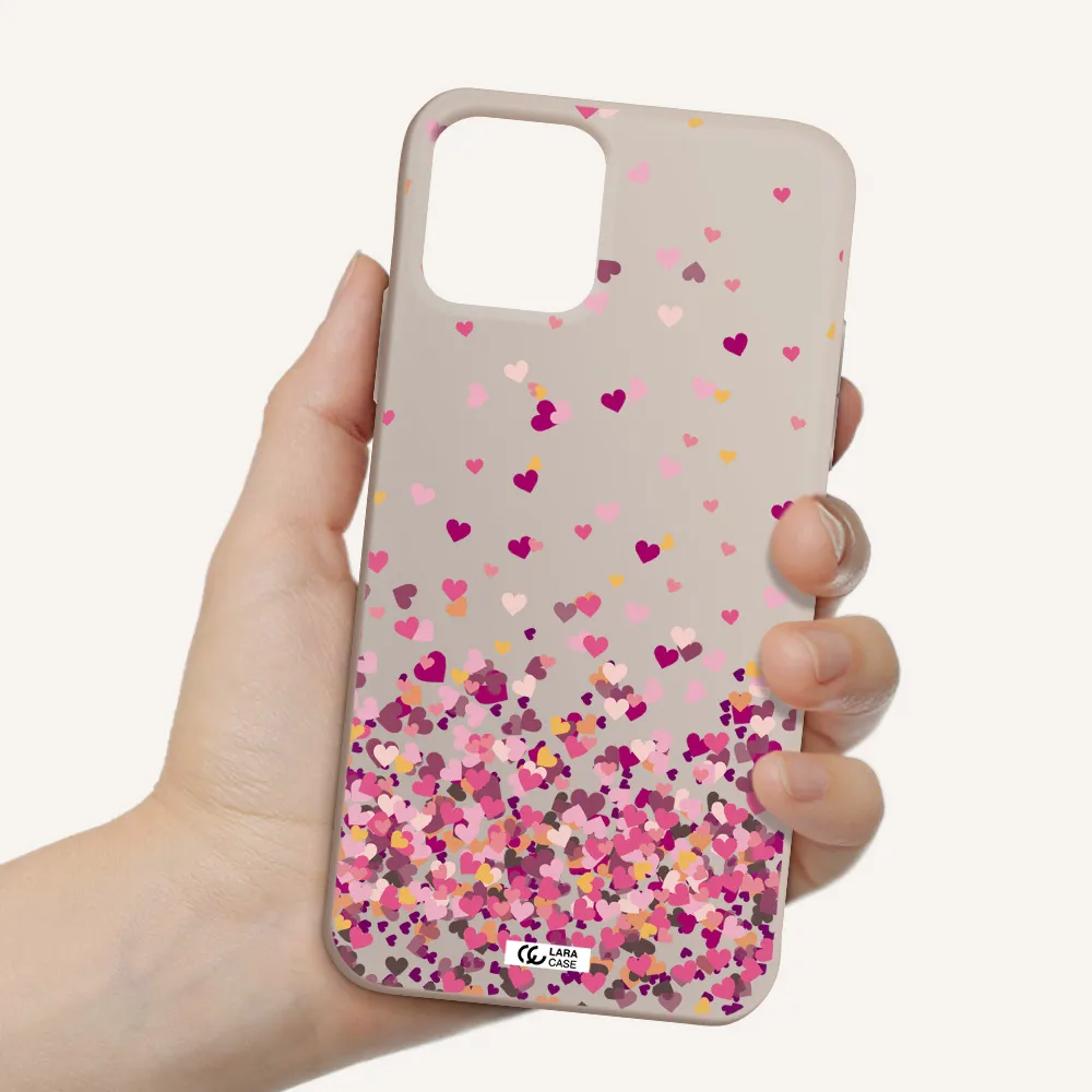 Flying Hearts Apple iPhone 11 pro max Silicone Stone Case