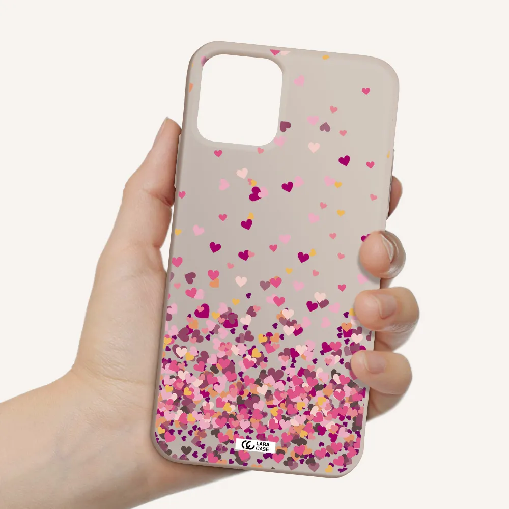 Flying Hearts Apple iPhone 11 pro Silicone Stone Case