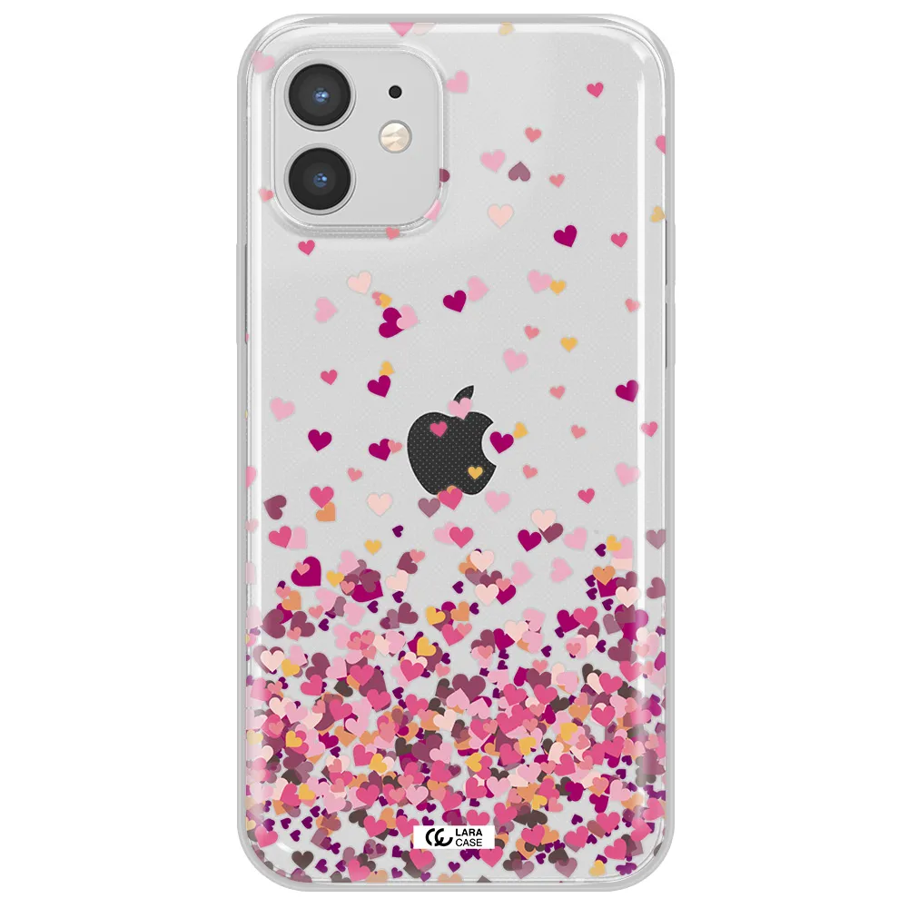 Flying Hearts Apple iPhone 12 mini Clear TPU Case