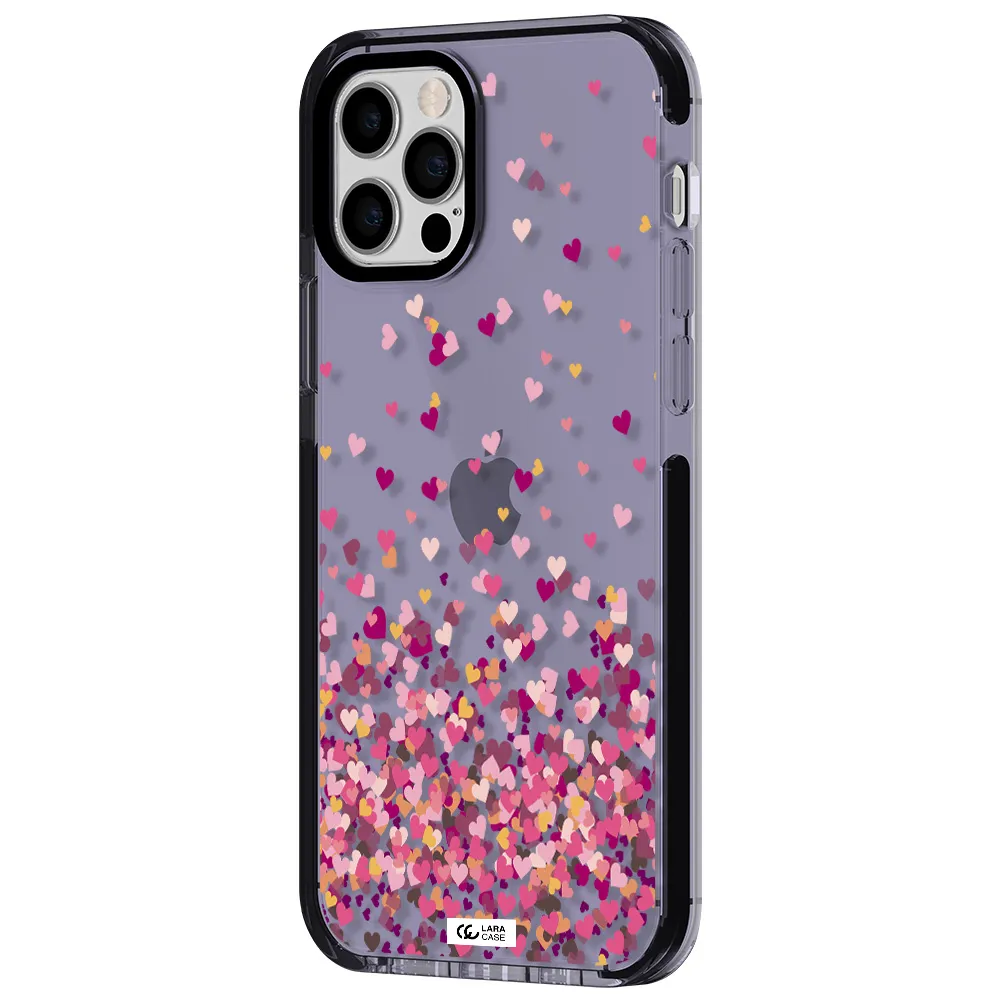 Flying Hearts Apple iPhone 12 pro impact Lilac Case