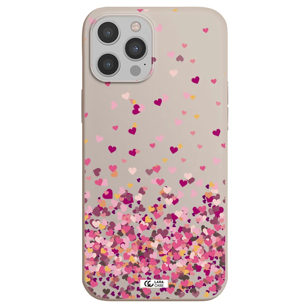 Flying Hearts Apple iPhone 12 pro Silicone Stone Case