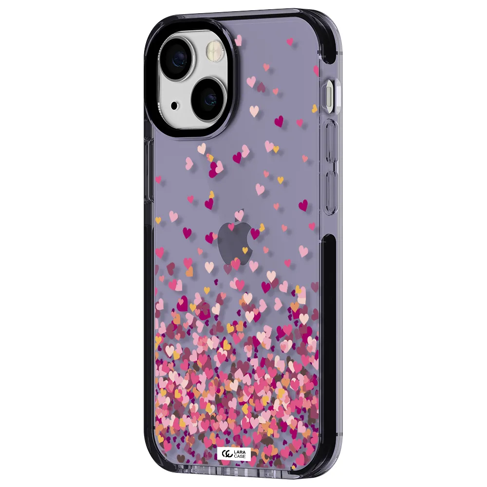 Flying Hearts Apple iPhone 13 mini impact Lilac Case