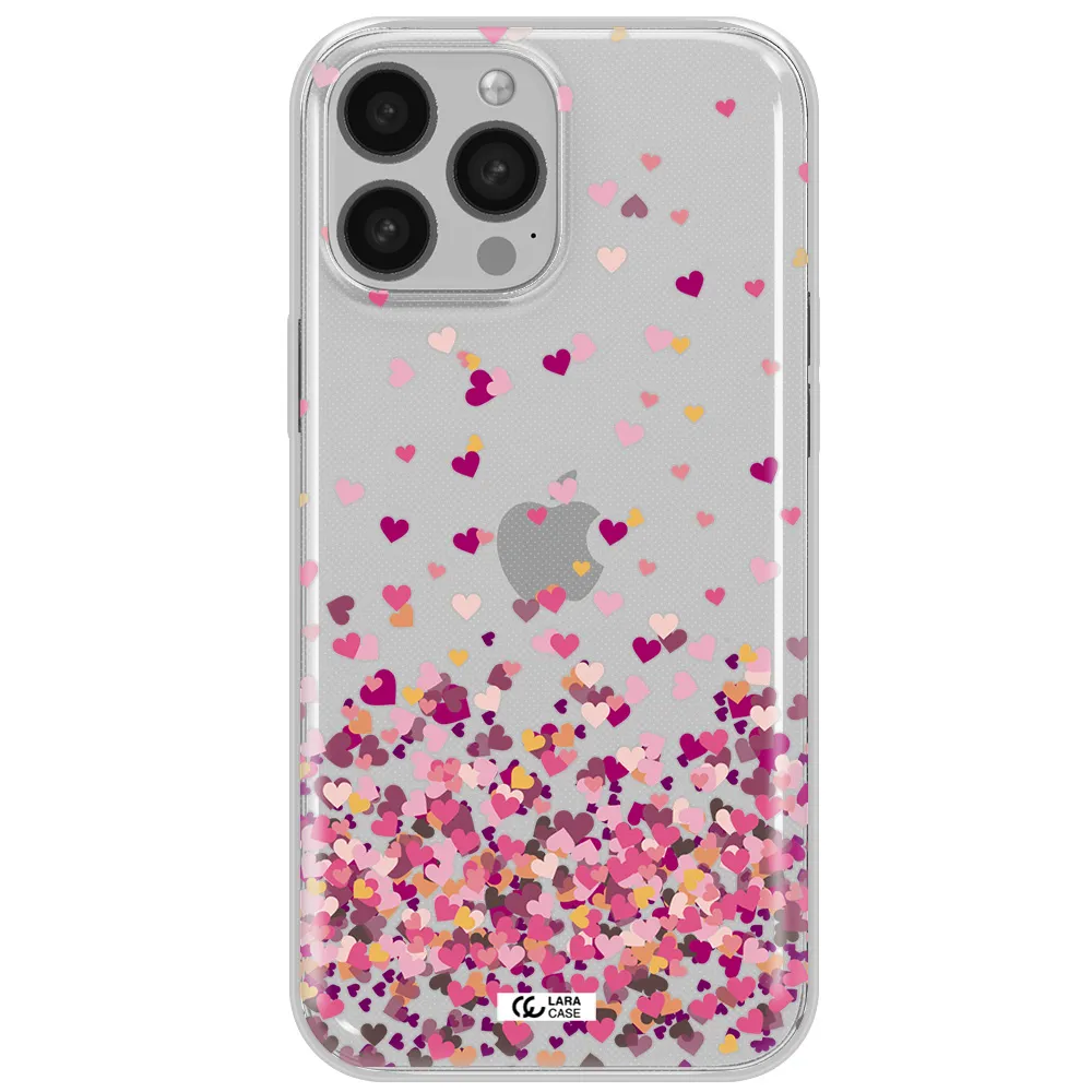 Flying Hearts Apple iPhone 13 Pro Max Clear TPU Case
