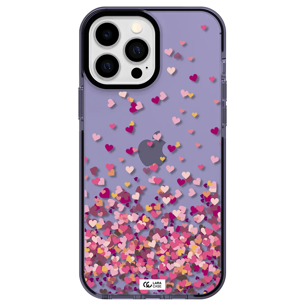 Flying Hearts Apple iPhone 13 Pro Max impact Lilac Case