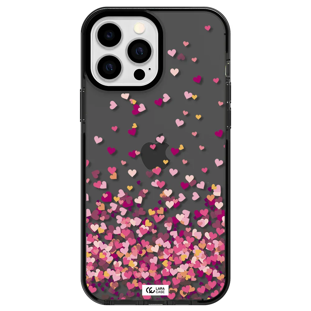 Flying Hearts Apple iPhone 13 Pro Max impact Smoke Black Case