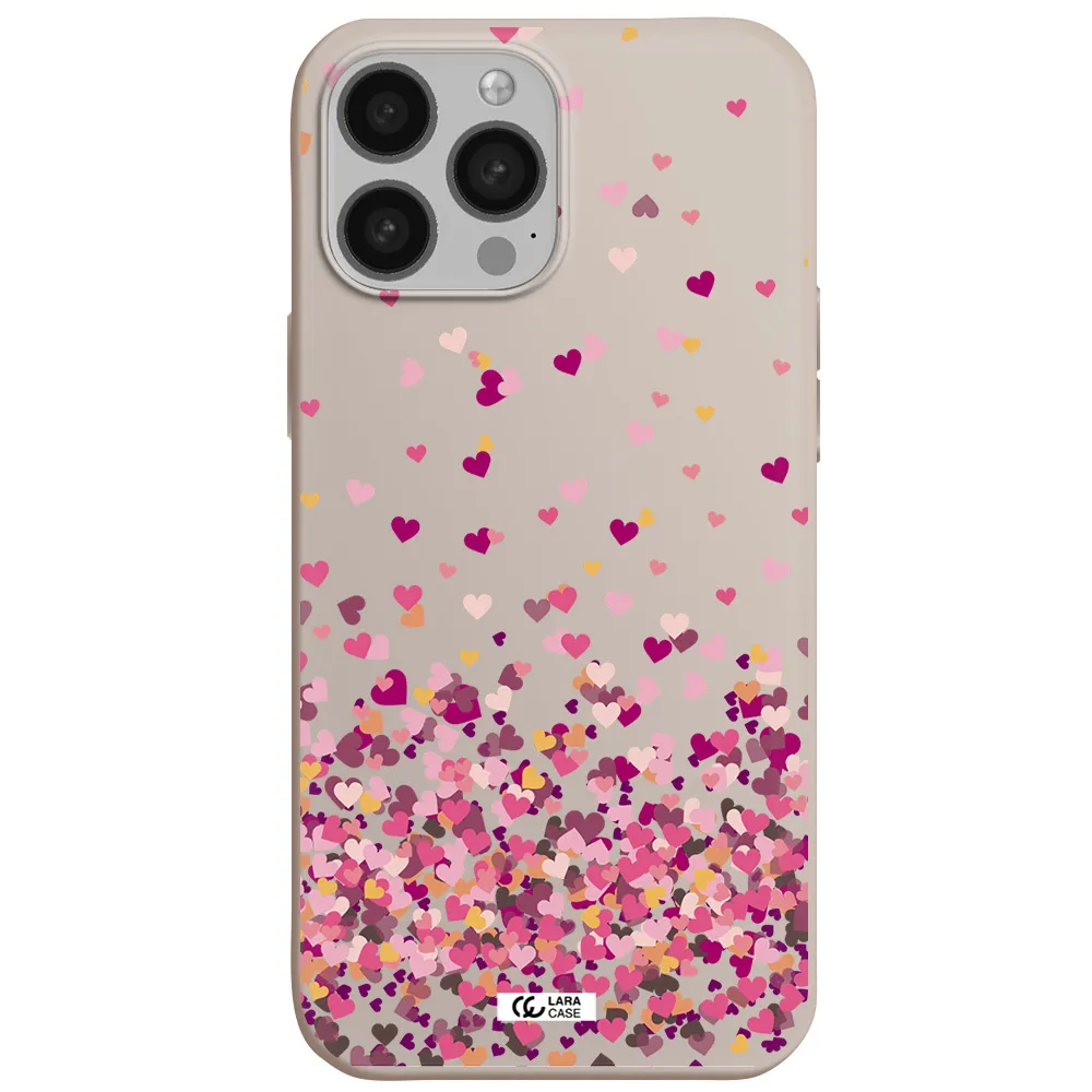 Flying Hearts Apple iPhone 13 Pro Silicone Stone Case