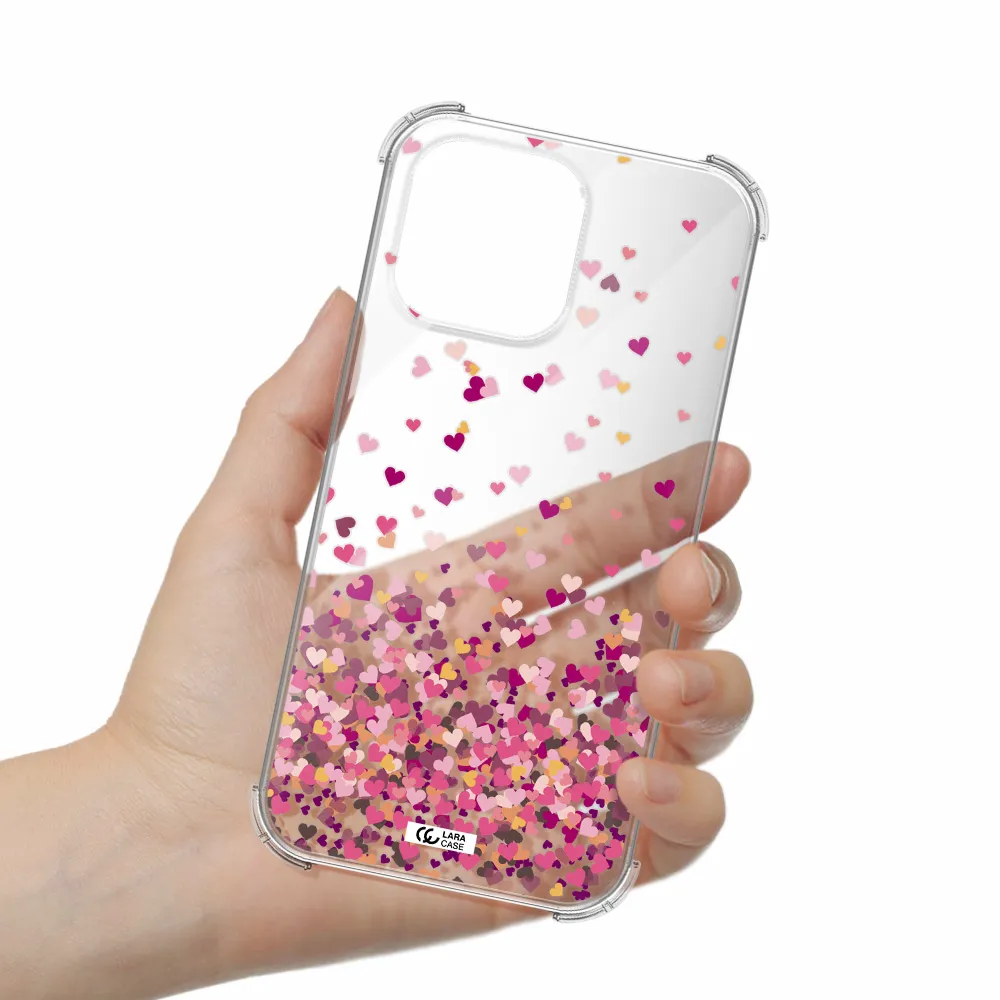 Flying Hearts Apple iPhone 14 pro Clear PC Case