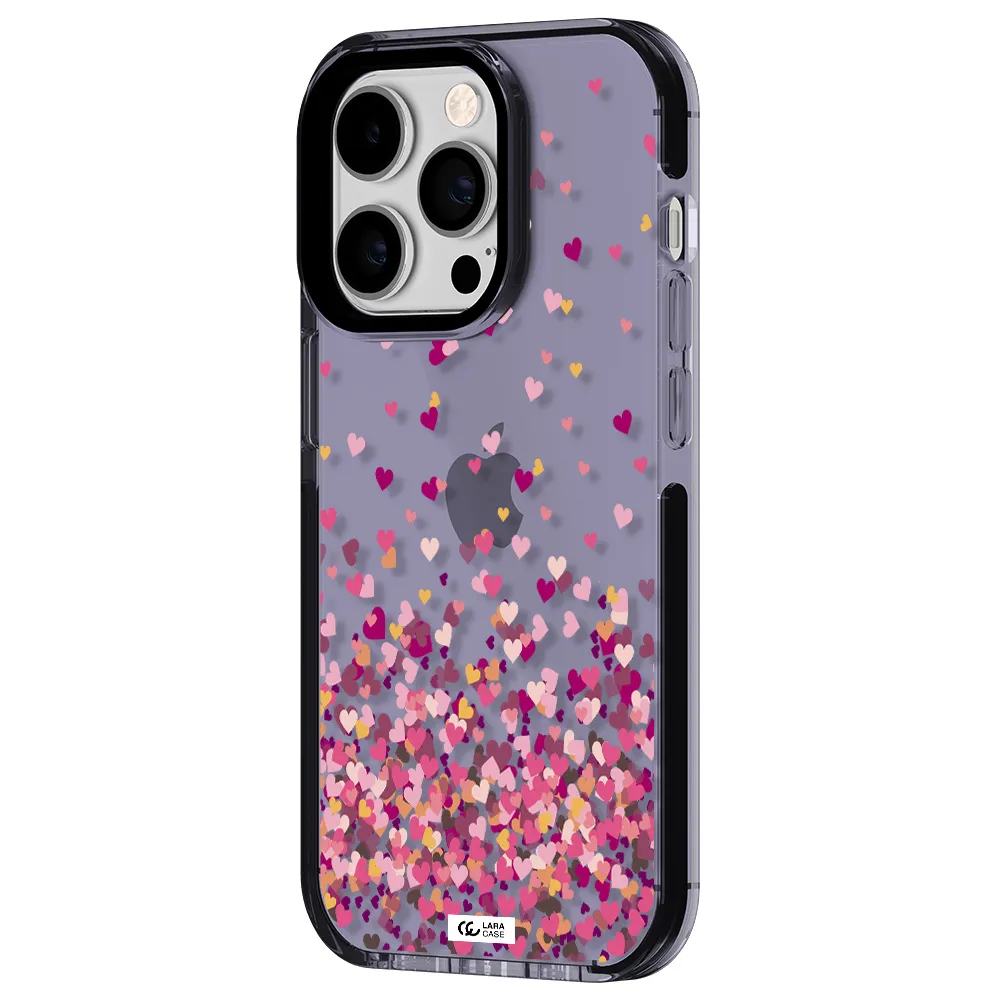 Flying Hearts Apple iPhone 14 pro impact Lilac Case