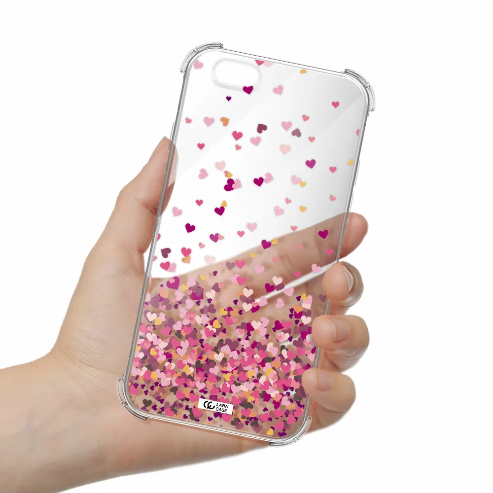 Flying Hearts Apple iPhone 6 Clear PC Case