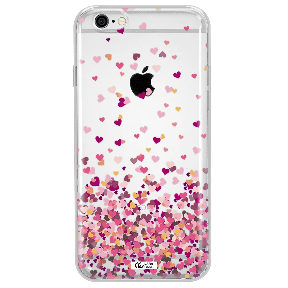 Flying Hearts Apple iPhone 6 Clear TPU Case