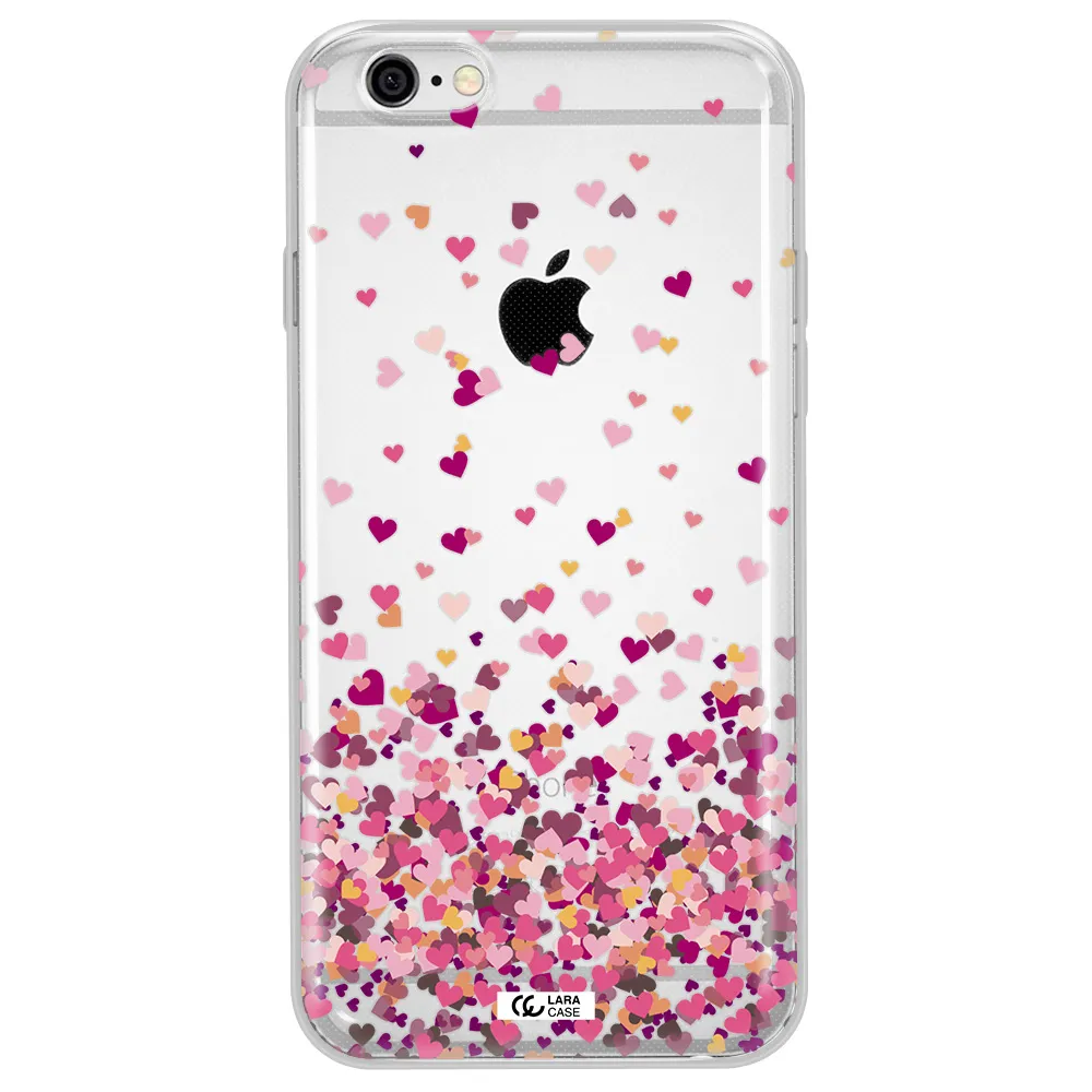 Flying Hearts Apple iPhone 6 plus Clear TPU Case