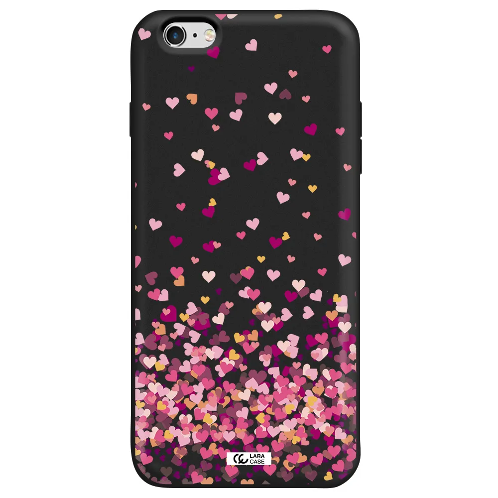Flying Hearts Apple iPhone 6 plus Silicone black Case