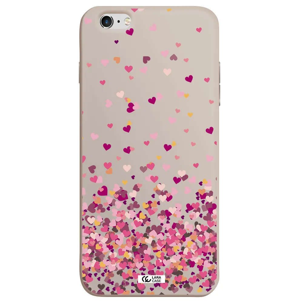 Flying Hearts Apple iPhone 6 plus Silicone Stone Case
