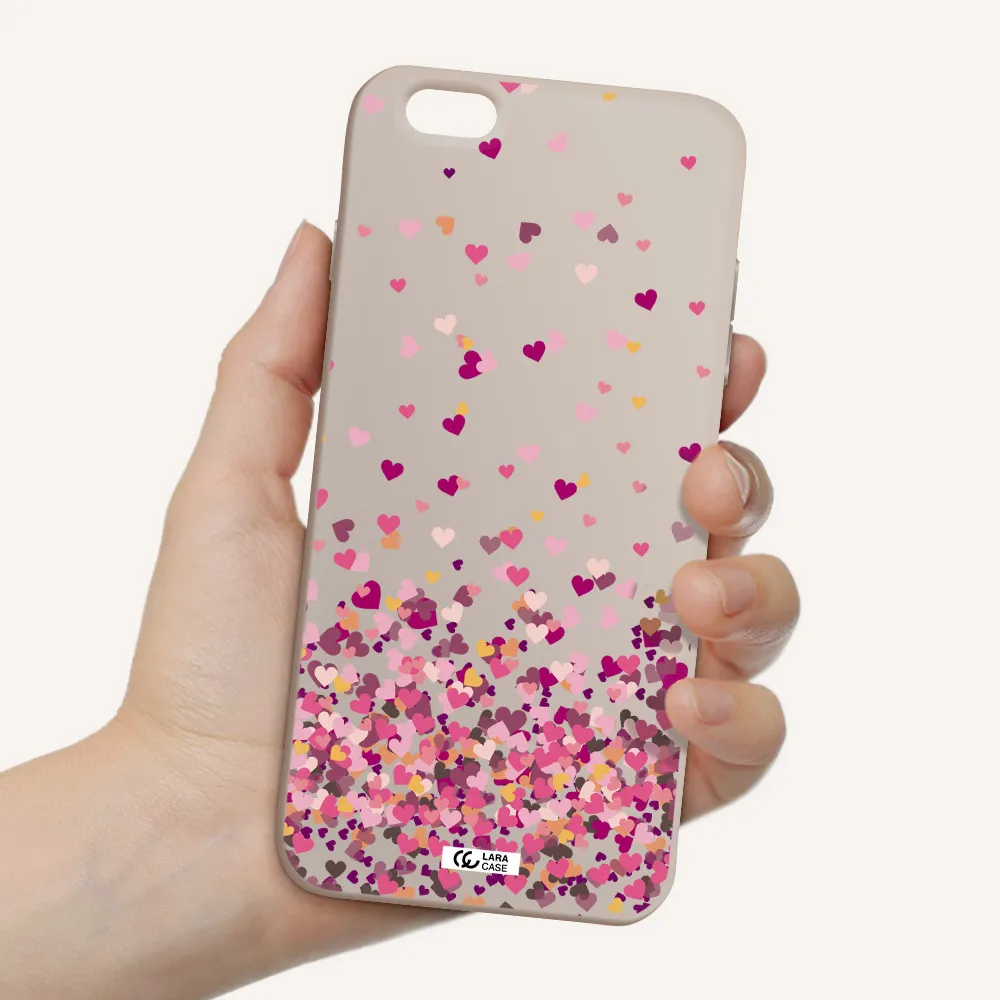 Flying Hearts Apple iPhone 6 plus Silicone Stone Case
