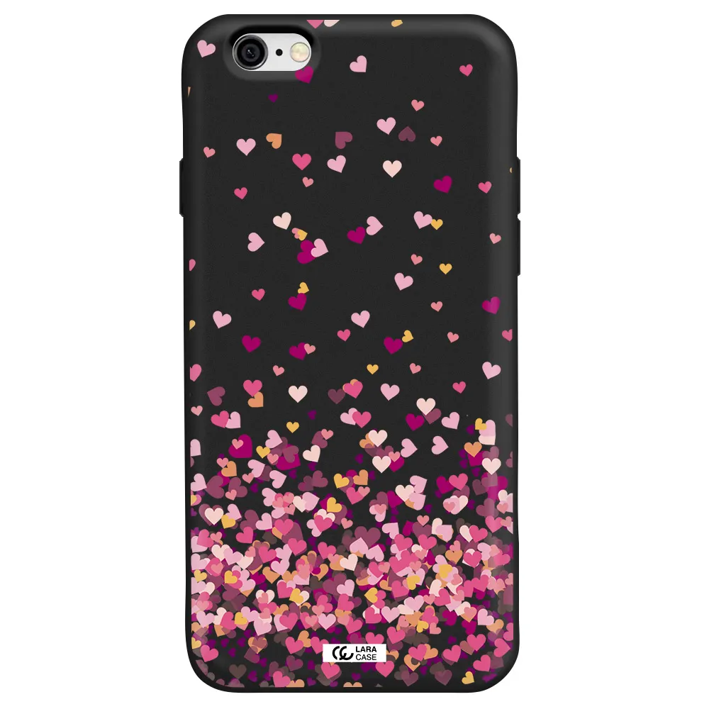 Flying Hearts Apple iPhone 6 Silicone black Case