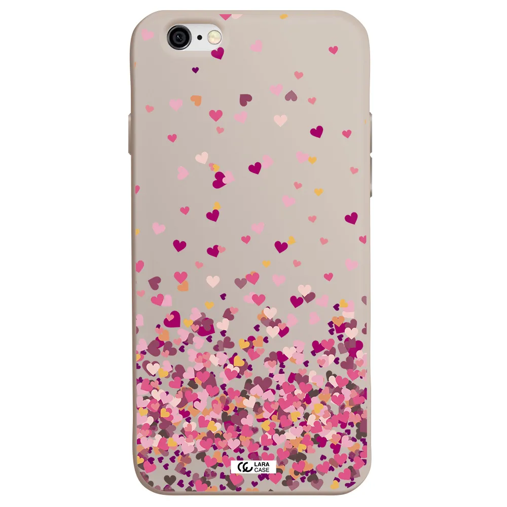 Flying Hearts Apple iPhone 6 Silicone Stone Case
