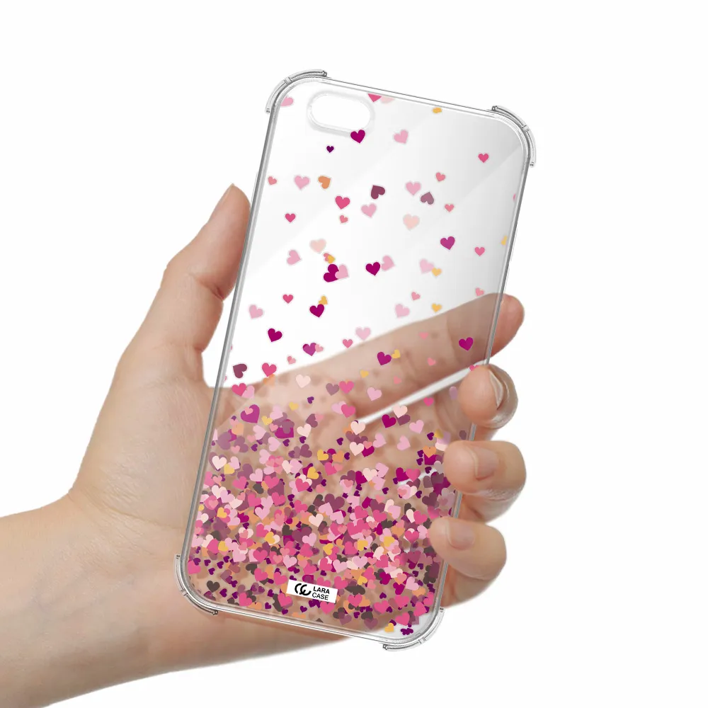 Flying Hearts Apple iPhone 6S Clear PC Case