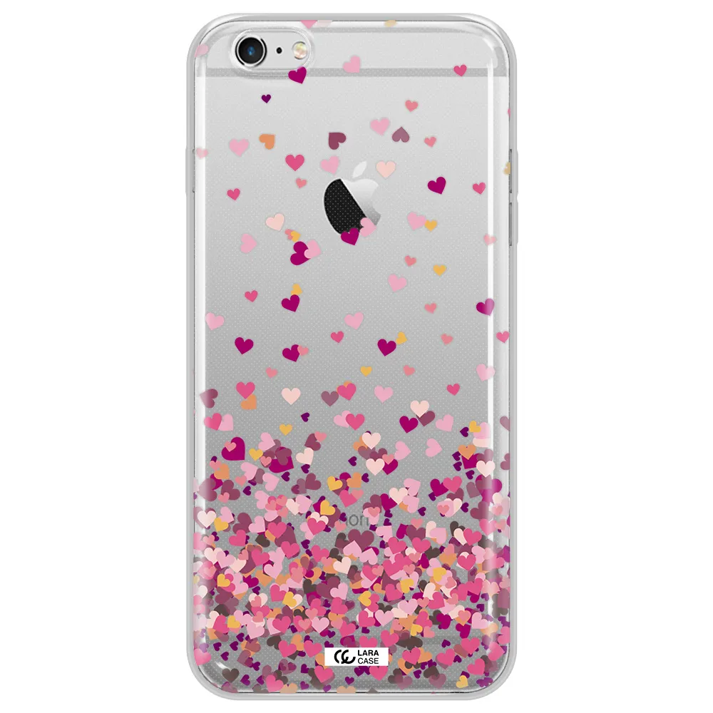 Flying Hearts Apple iPhone 6S Clear TPU Case