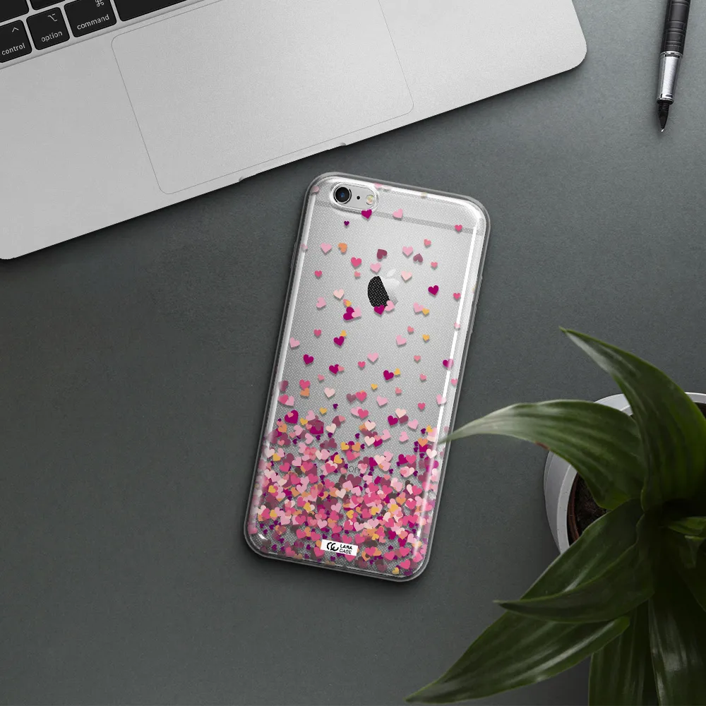 Flying Hearts Apple iPhone 6S Clear TPU Case