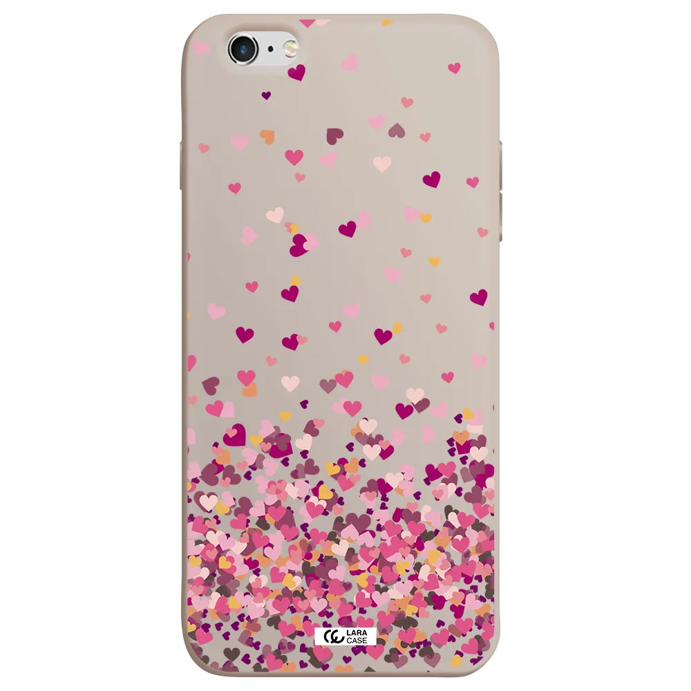 Flying Hearts Apple iPhone 6S Silicone Stone Case