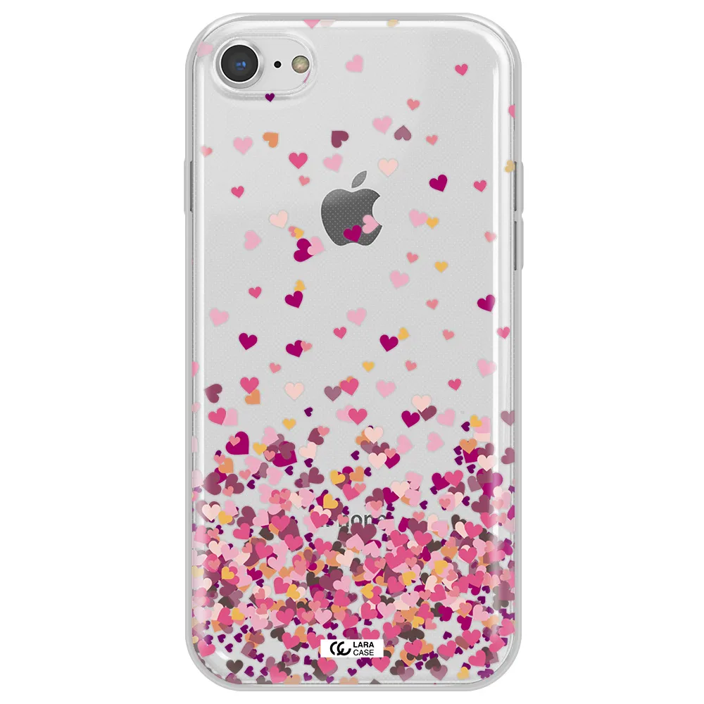 Flying Hearts Apple iPhone 7 Clear TPU Case