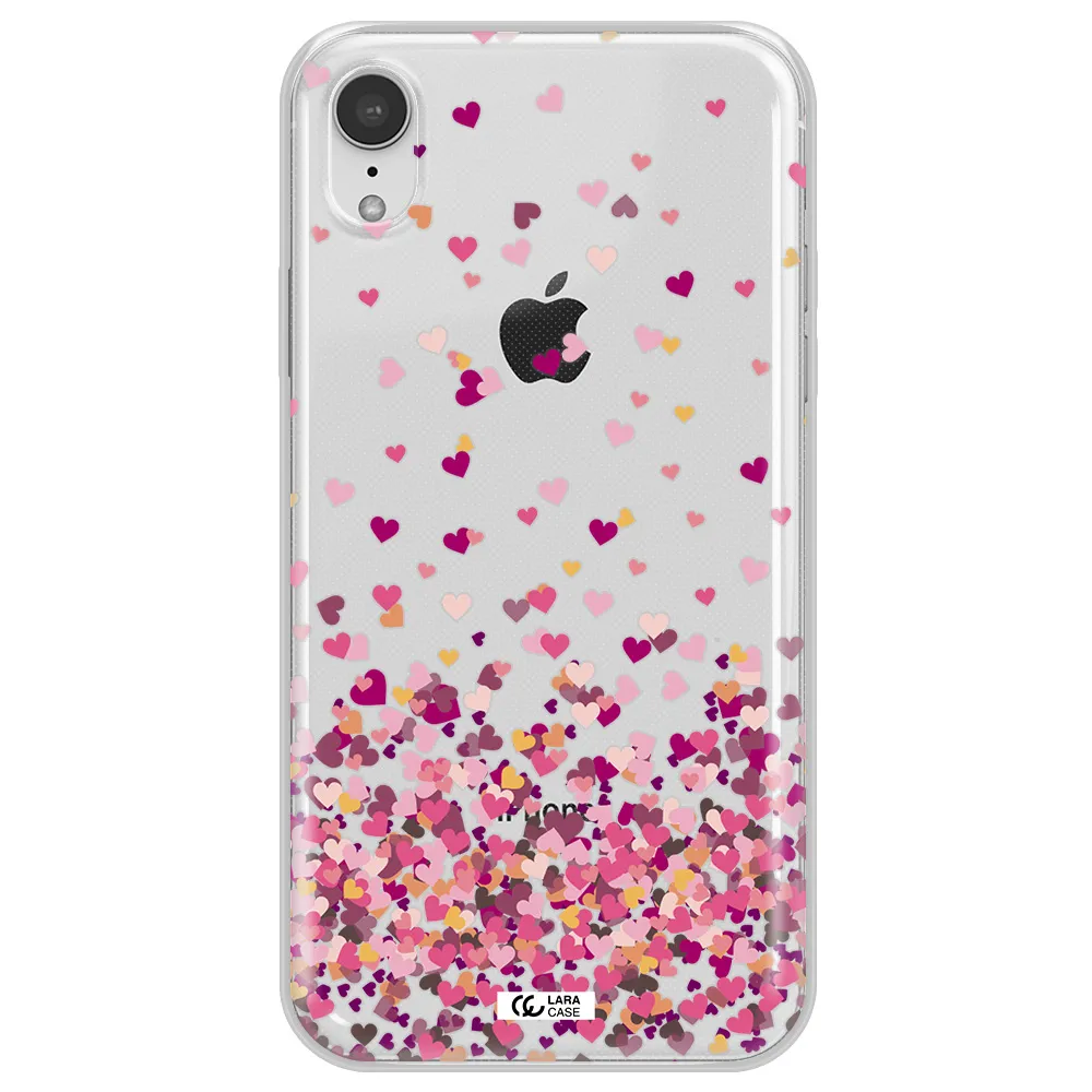 Flying Hearts Apple iPhone XR Clear TPU Case