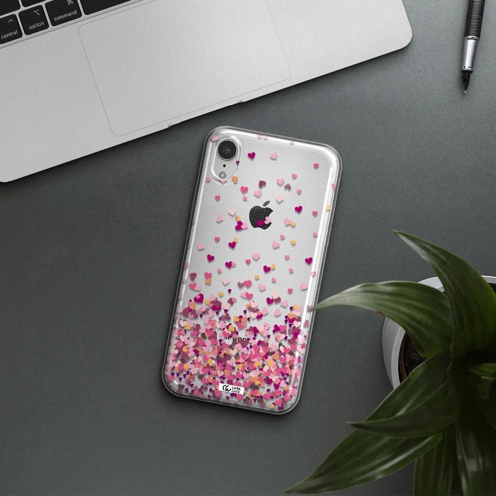 Flying Hearts Apple iPhone XR Clear TPU Case