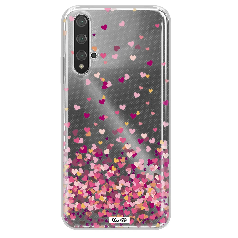 Flying Hearts Huawei Nova 5t Clear TPU Case