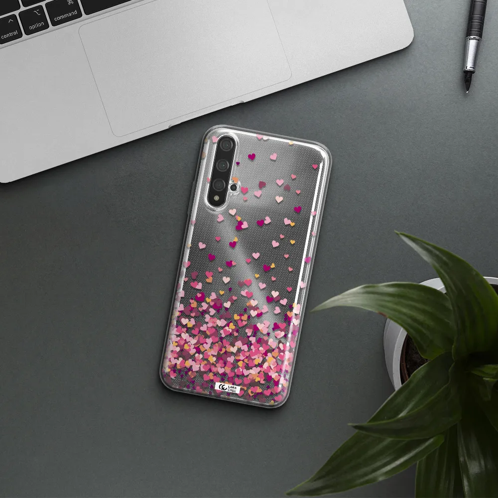 Flying Hearts Huawei Nova 5t Clear TPU Case