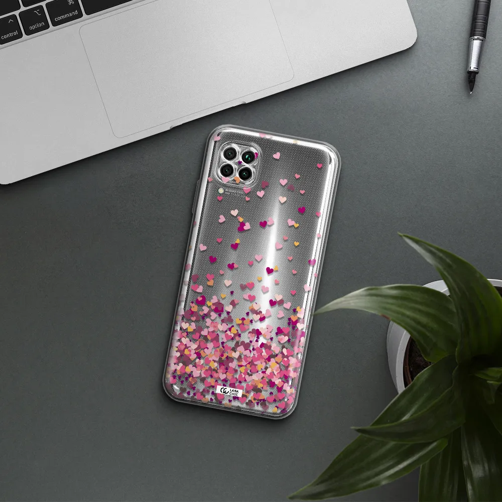 Flying Hearts Huawei Nova 7I Clear Tpu Case