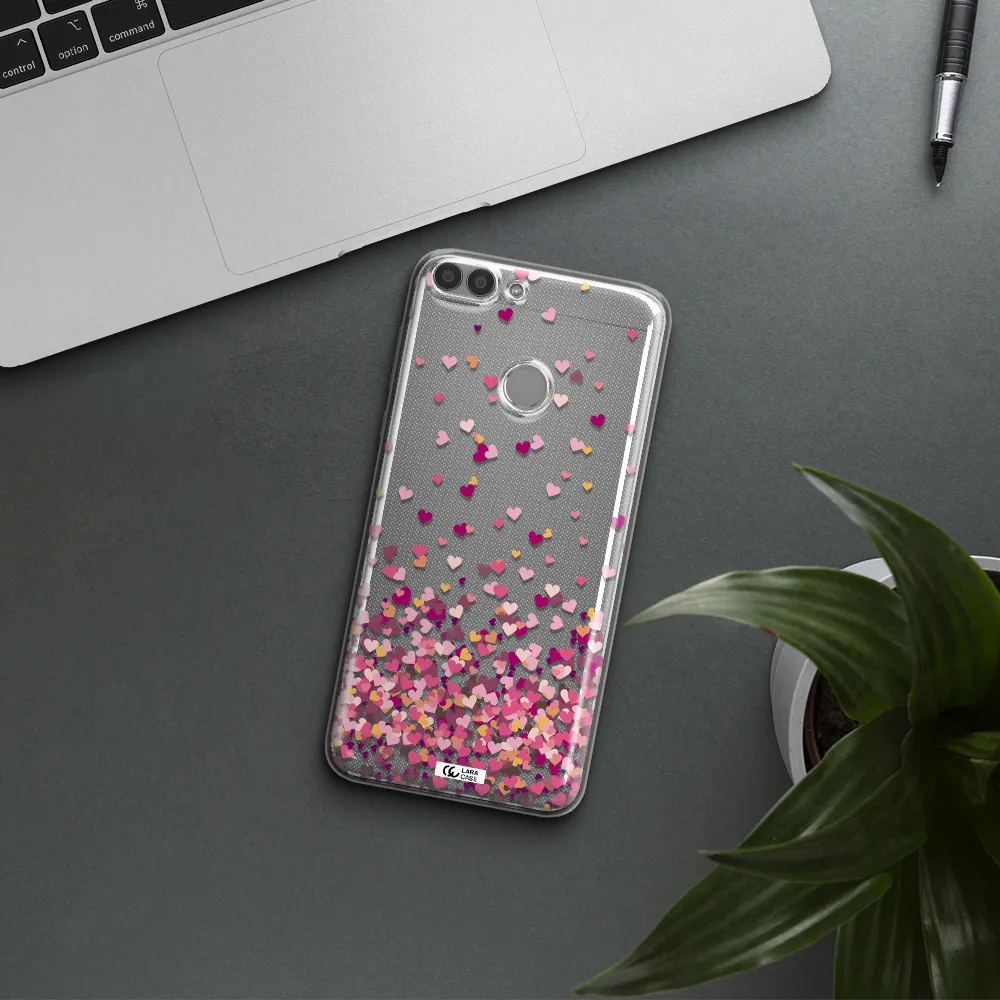 Flying Hearts Huawei P Smart 2017 Clear TPU Case