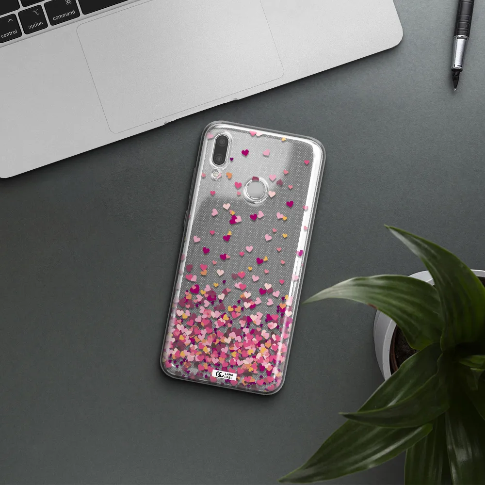 Flying Hearts Huawei P Smart 2019 Clear TPU Case