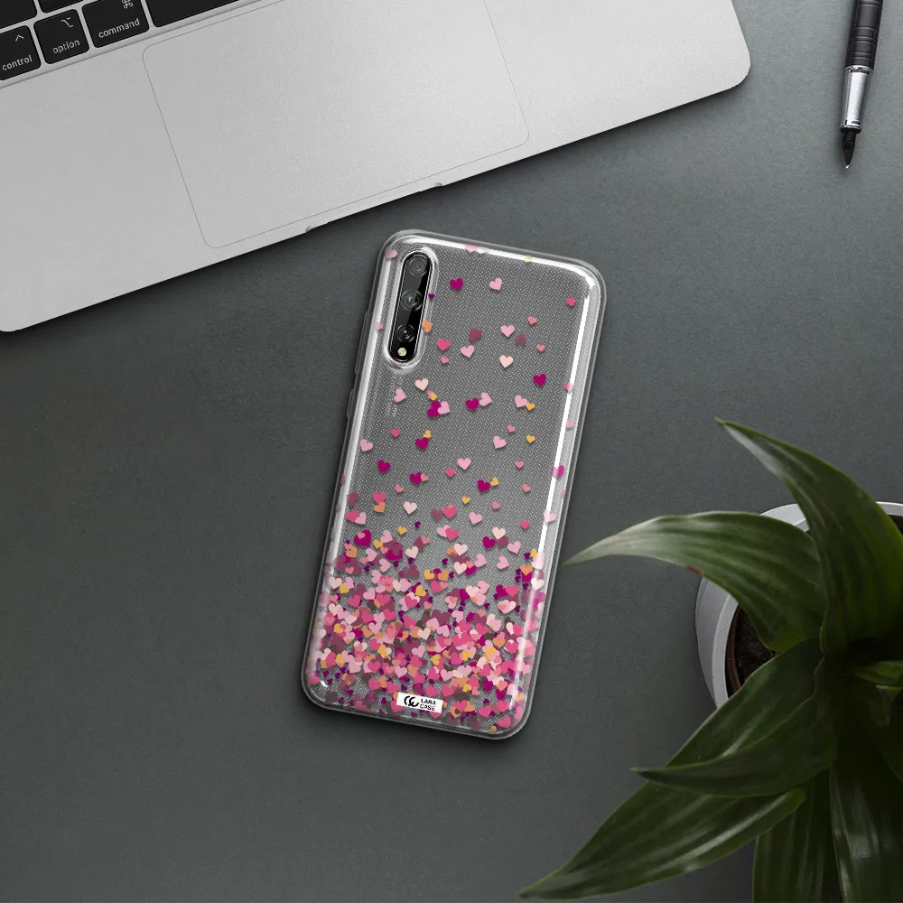 Flying Hearts Huawei P Smart S Clear TPU Case