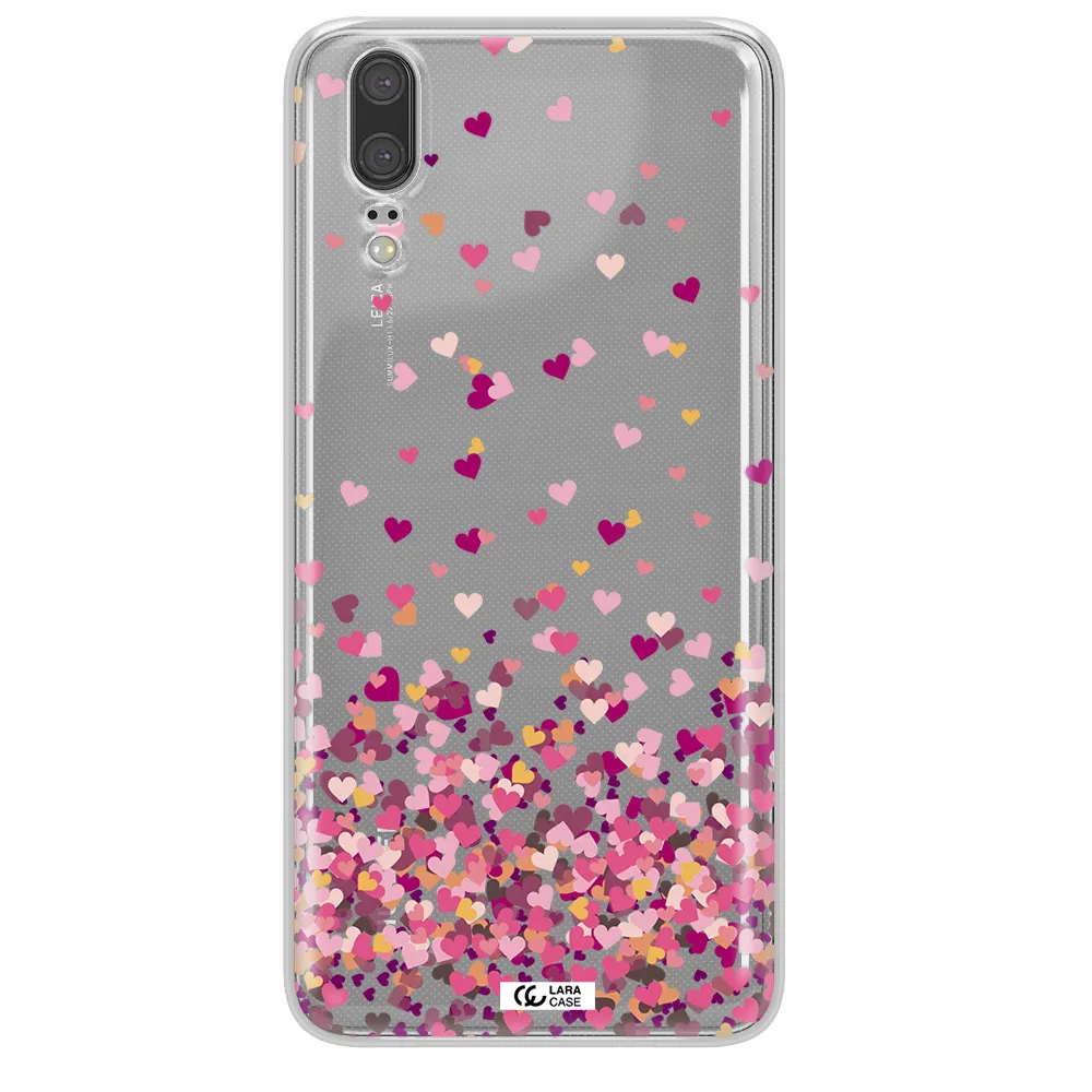 Flying Hearts Huawei P20 Clear TPU Case