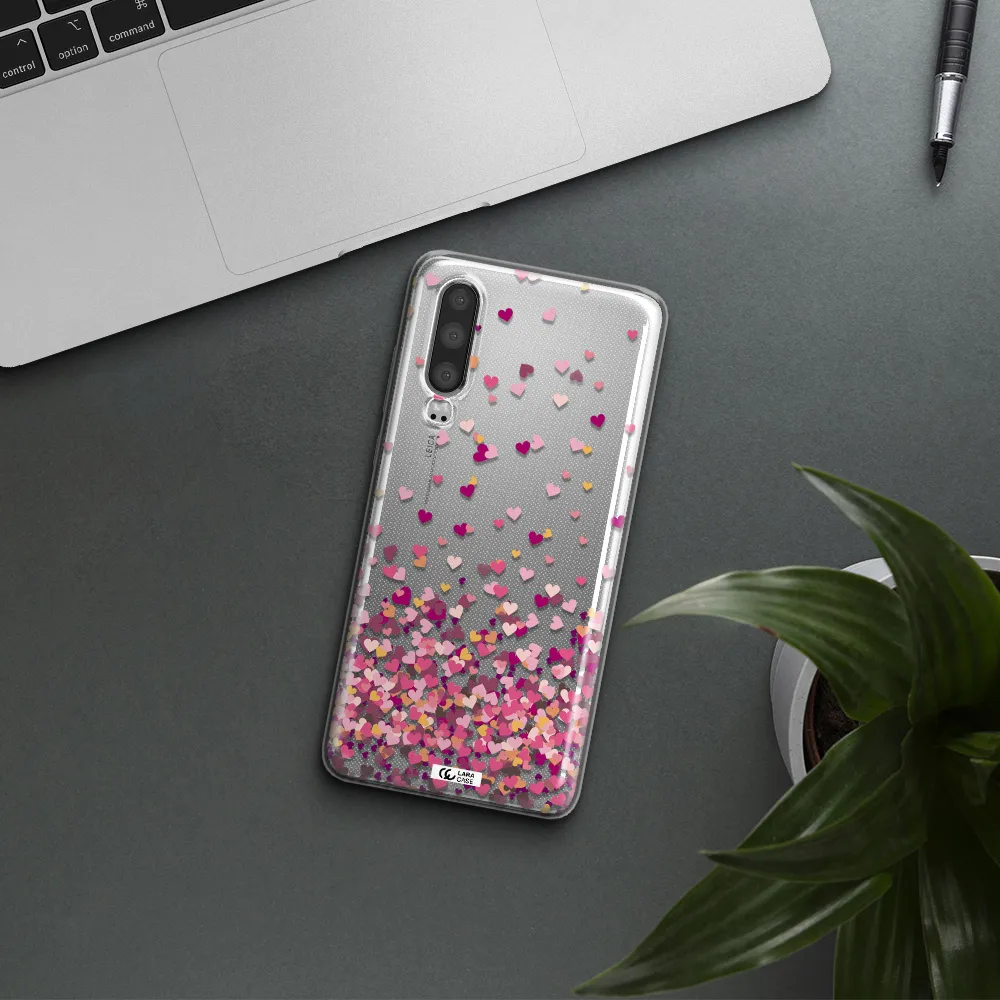 Flying Hearts Huawei P30 Clear TPU Case